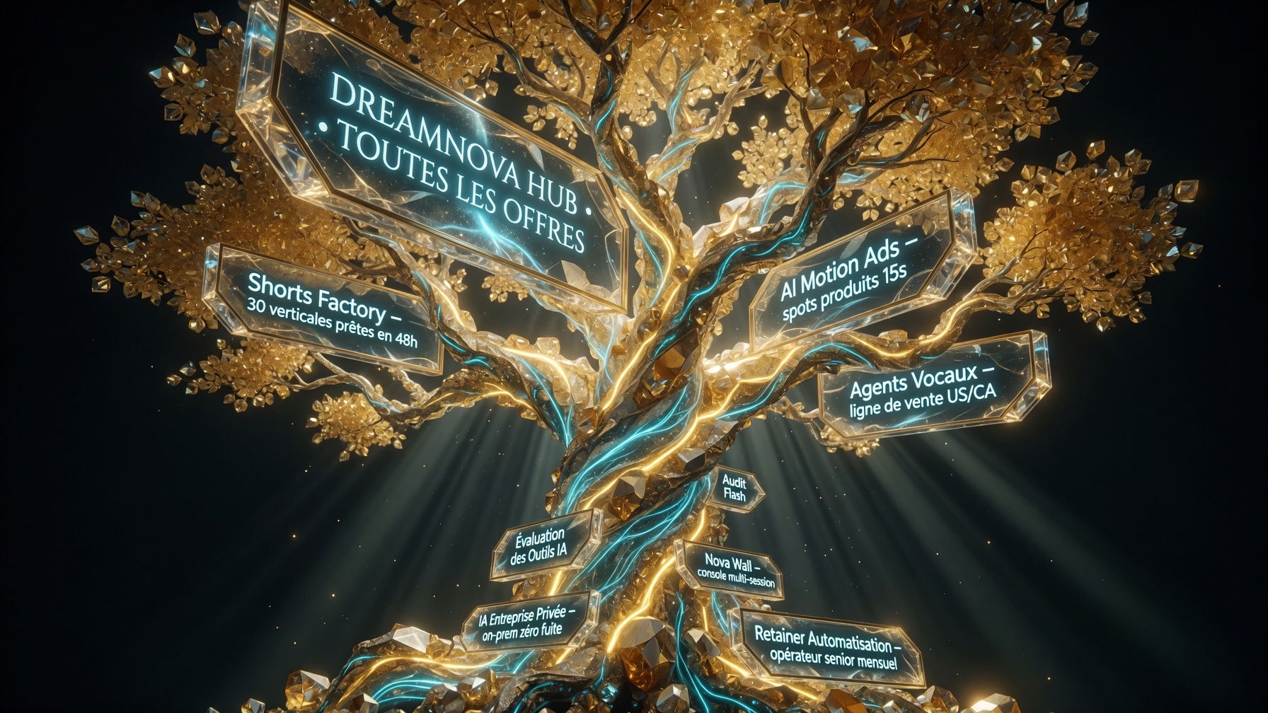 DreamNova Hub — Arbre des offres (FR)